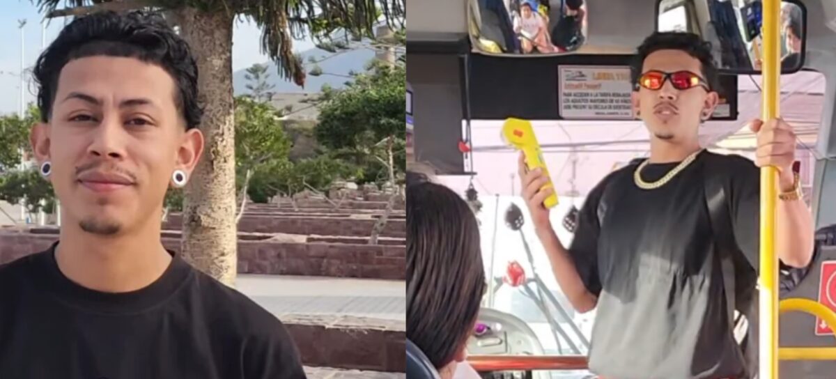Diselife.Rv rompe el silencio tras viralizarse por pedir dinero en micros de Antofagasta con una máquina de pago