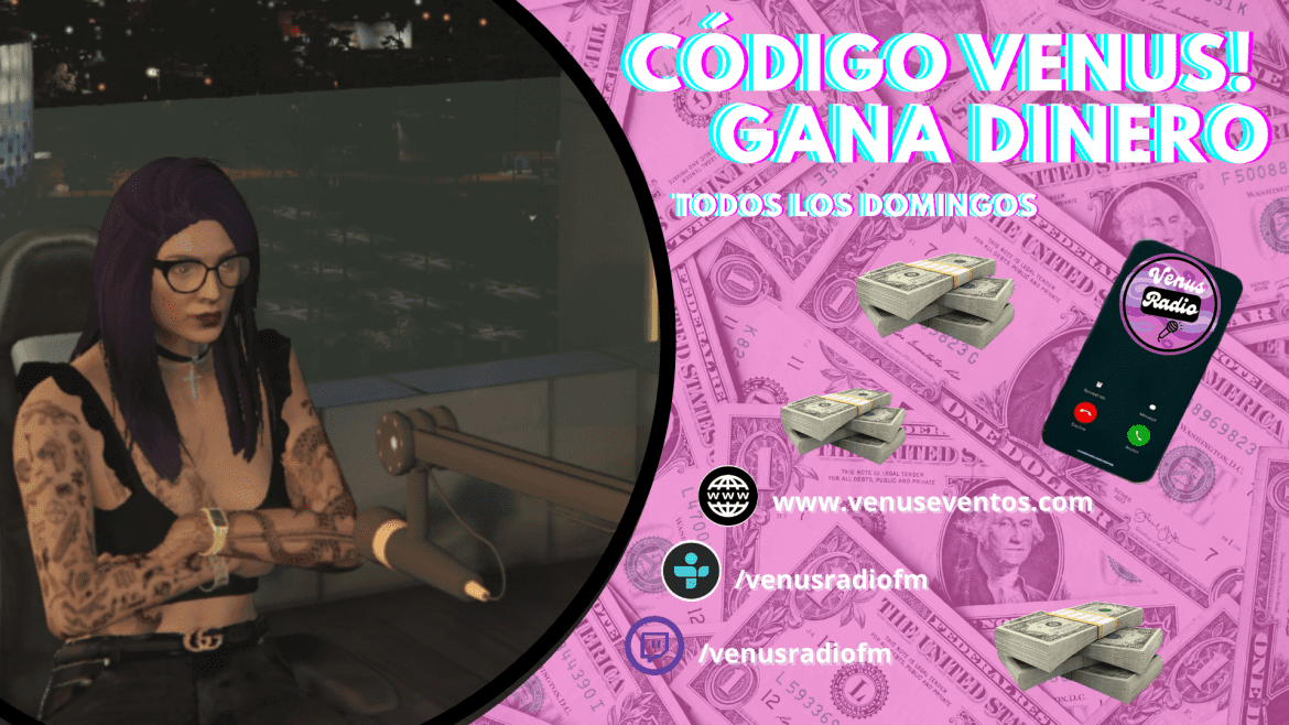 Código Venus”: el nuevo programa de Venus FM que reparte hasta $120.000 cada domingo, exclusivo para San Andreas