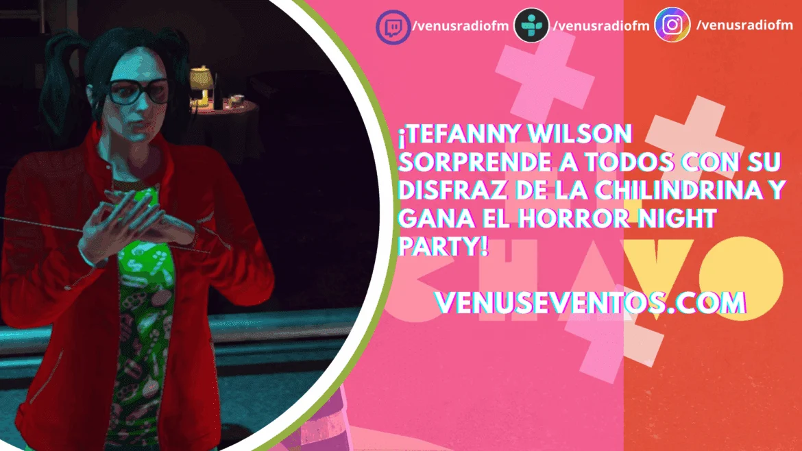 Tefanny Wilson Arrasa en el Horror Night Party con un Look Inspirado en La Chilindrina 3 chilindrina