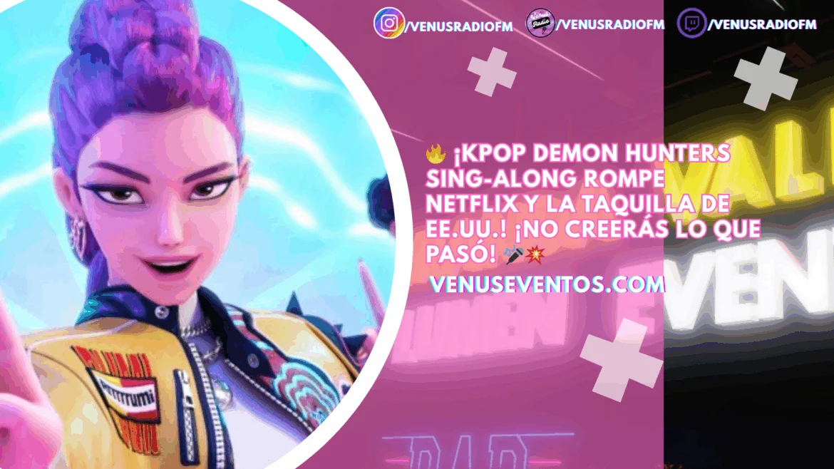 KPop Demon Hunters arrasa con su versión Sing-Along y ya está disponible en Netflix 4 demon hunter