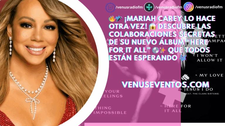 Mariah Carey revela tracklist de su nuevo álbum “Here For It All” 4 maria careyh
