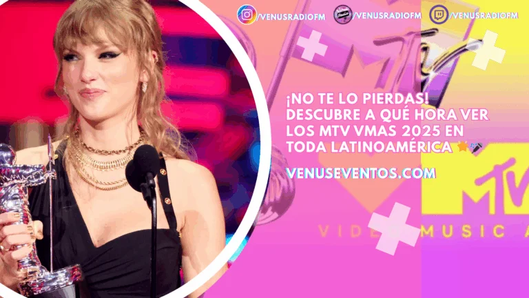 ¿A qué hora ver los MTV Video Music Awards 2025 en Latinoamérica? 3 mtv horario
