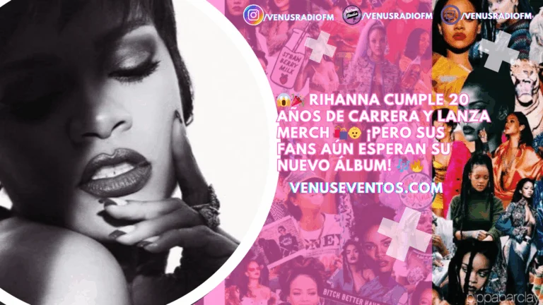 Rihanna celebra 20 años de música con nuevo merchandising, pero sigue sin álbum 5 rihanna 20 anos carrera