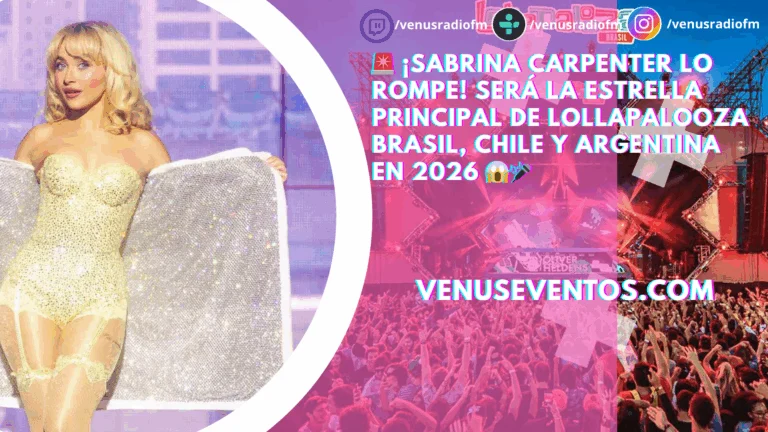 Sabrina Carpenter encabeza Lollapalooza Brasil 2026: la estrella pop que conquistará Latinoamérica 3 sabrina carpenter lolla