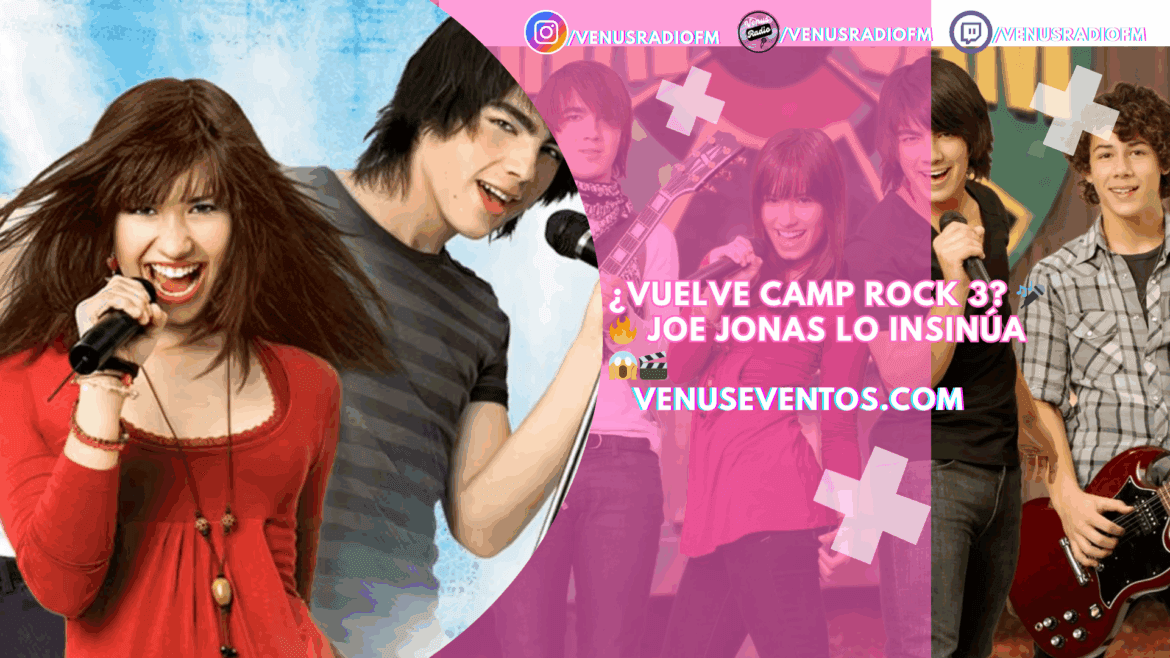 ¿Se viene “Camp Rock 3”? Joe Jonas enciende rumores sobre la saga juvenil