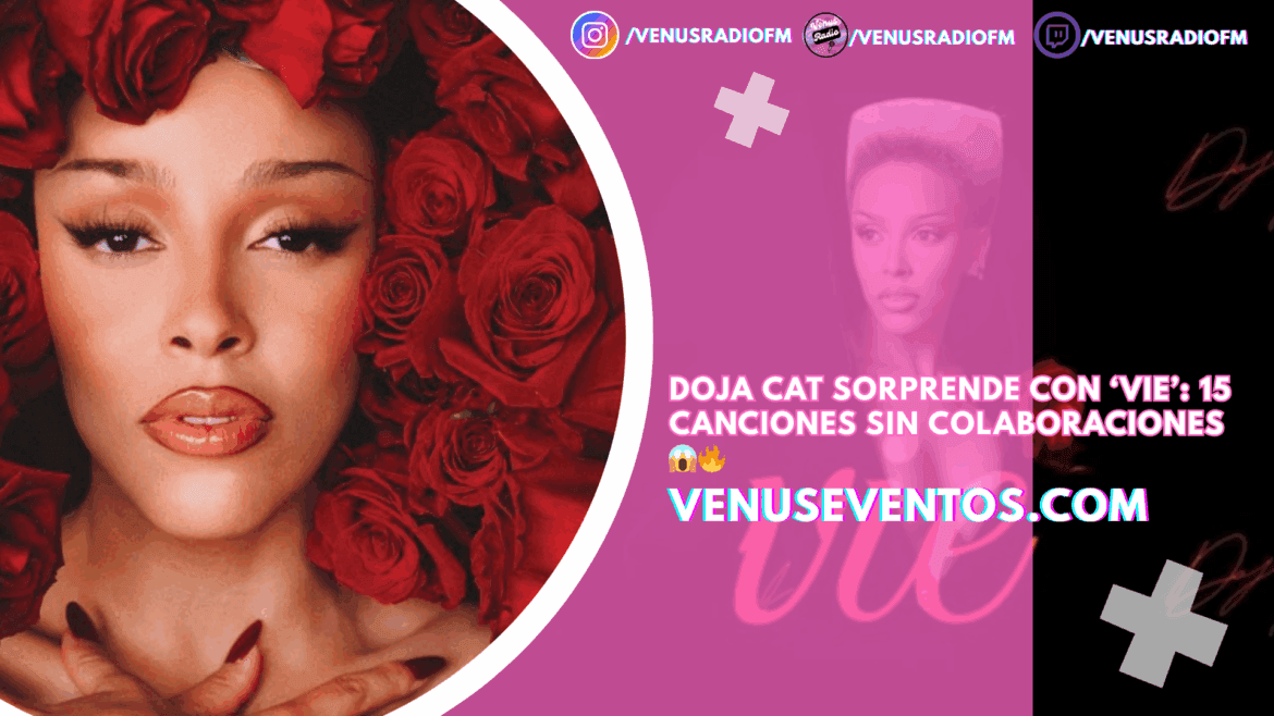 Doja Cat revela la lista oficial de canciones de su nuevo álbum “Vie”