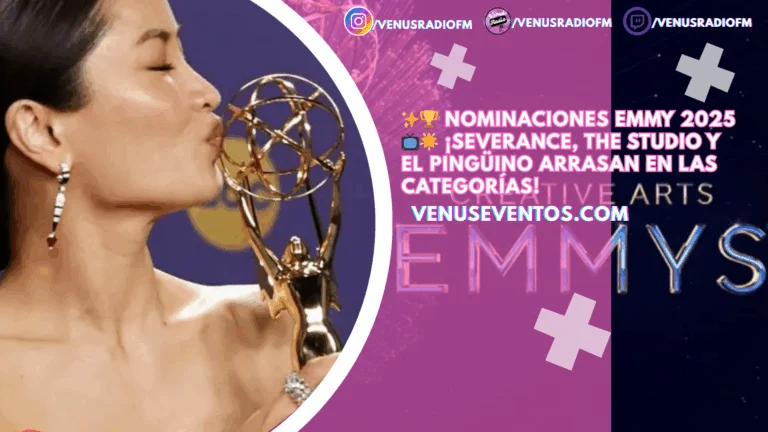 Nominaciones a los Emmy 2025: Severance y The Studio arrasan con la TV ✨ Lista Completa Nominados 9 emmys 2025 donde ver