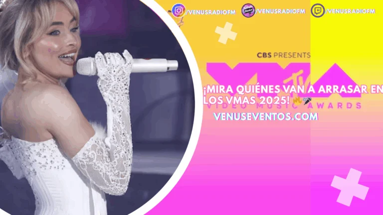 ¿Quiénes cantarán en los MTV Video Music Awards 2025? Lista completa de presentaciones en vivo de los VMAs 1 sabrina carpenter 2025 mtv