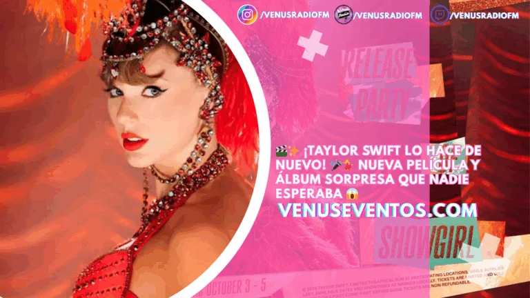 ¿Nueva película de Taylor Swift? Esto sabemos de The Official Release Party of a Showgirl 1 taylor swift show girl album party
