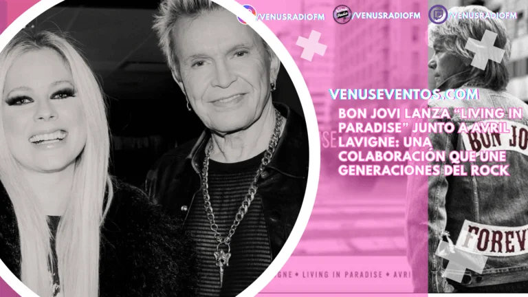 Bon Jovi lanza “Living in Paradise” junto a Avril Lavigne: una colaboración que une generaciones del rock 1 bon jovi avril lavigne