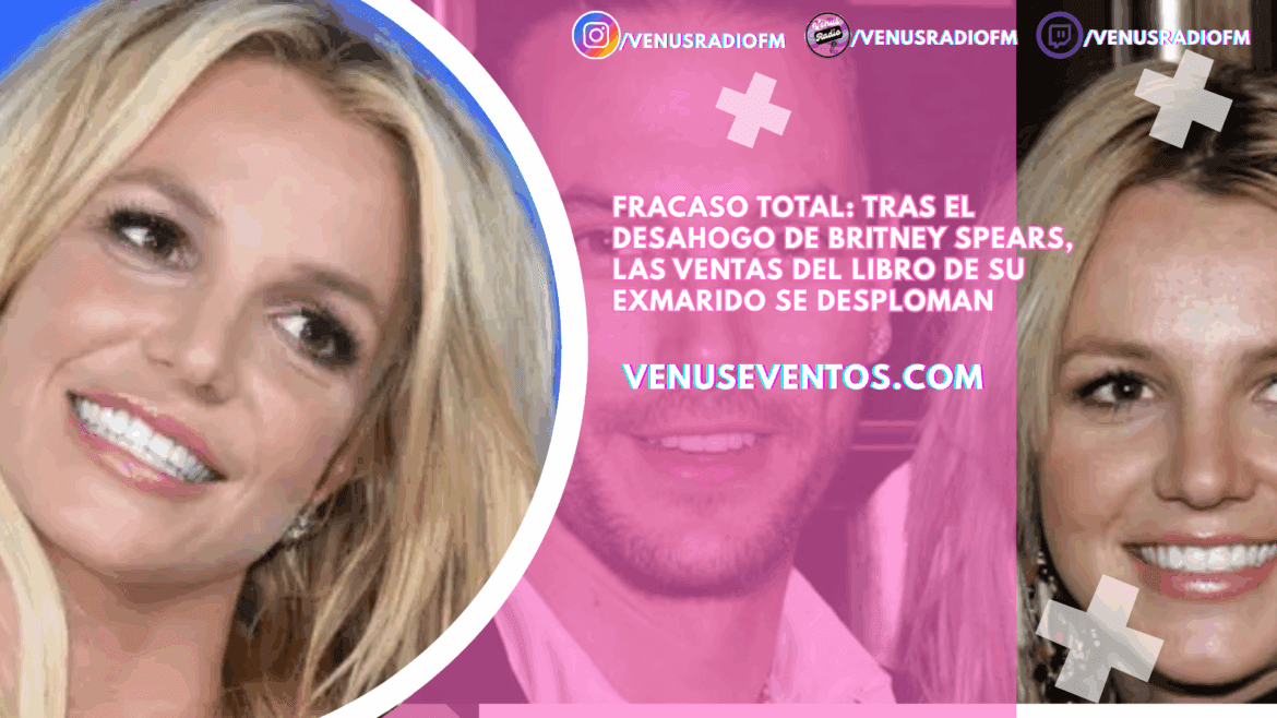 Fracaso total: tras el desahogo de Britney Spears, las ventas del libro de su exmarido se desploman