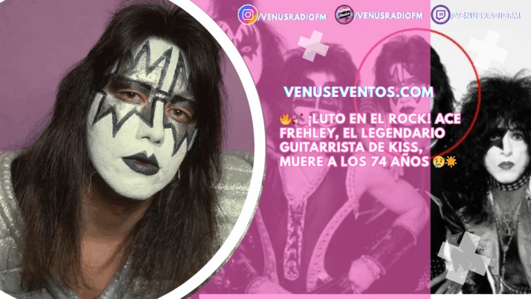 LUTO: Ace Frehley, guitarrista fundador de KISS, fallece a los 74 años 2 venus fm 1