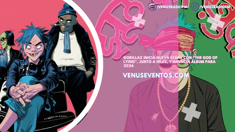 Gorillaz inicia nueva etapa con “The God of Lying”, junto a IDLES, y anuncia álbum para 2026 10 Gorillaz The God of Lying 2026