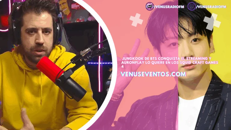 VIDEO | Jungkook conquista el streaming y AuronPlay lo quiere en los Squid Craft Games 4 3 Jungkook de bts conquista streaming