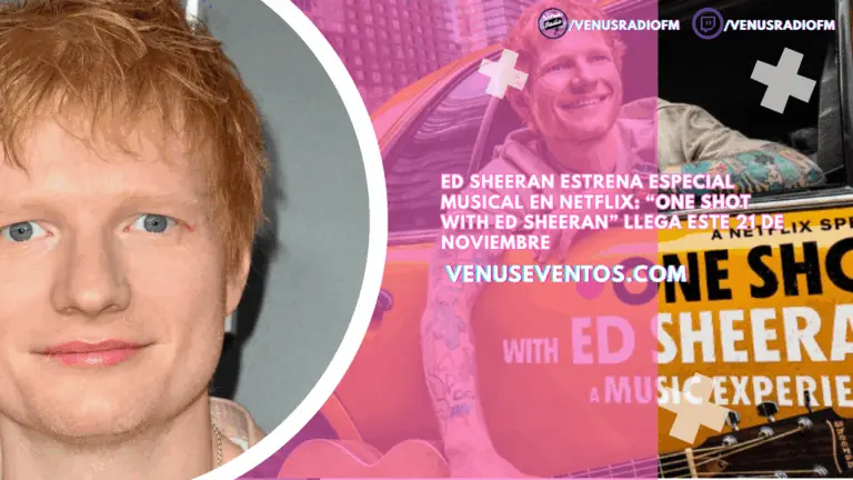 Ed Sheeran estrena especial musical en Netflix: “One Shot with Ed Sheeran” llega este 21 de noviembre 2 ed sheeran netflix
