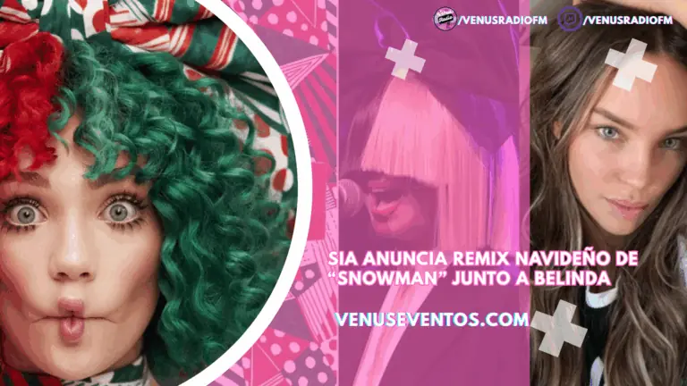 Sia anuncia remix navideño de “Snowman” junto a Belinda 1 sia belinda snowman nueva cancion
