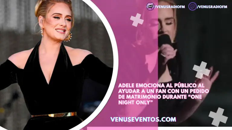 Adele emociona al público al ayudar a un fan con un pedido de matrimonio durante “One Night Only” 7 adele pedido de matrimonio