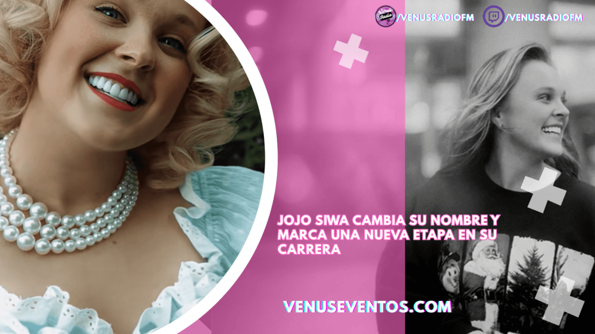 JoJo Siwa cambia su nombre en redes y marca el cierre de una etapa en su carrera