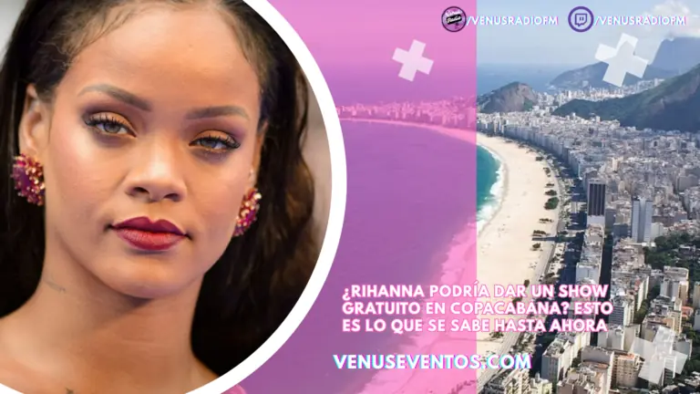 ¿Rihanna podría dar un show gratuito en Copacabana? Esto es lo que se sabe hasta ahora 4 rihanna concierto gratuito copacabana