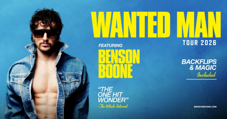 Benson Boone anuncia su gira “Wanted Man”: fechas, preventa y lo que se sabe del tour