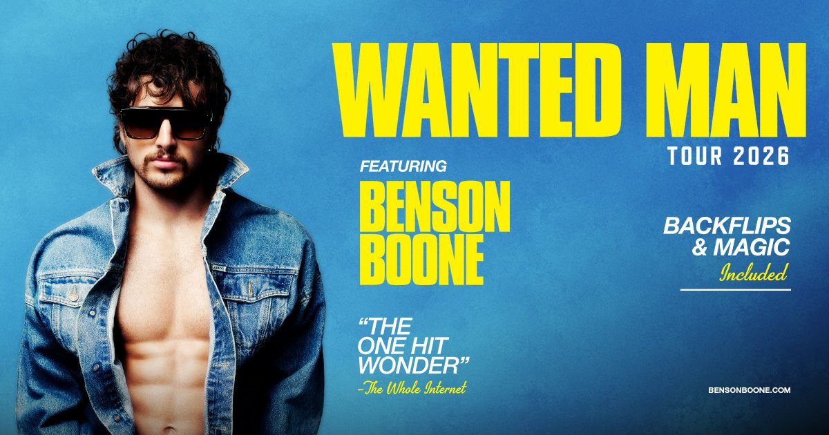 Benson Boone anuncia su gira “Wanted Man”: fechas, preventa y lo que se sabe del tour