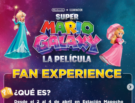 Fan Experience de Super Mario Galaxy llega a Chile: todo lo que debes saber del evento en Estación Mapocho