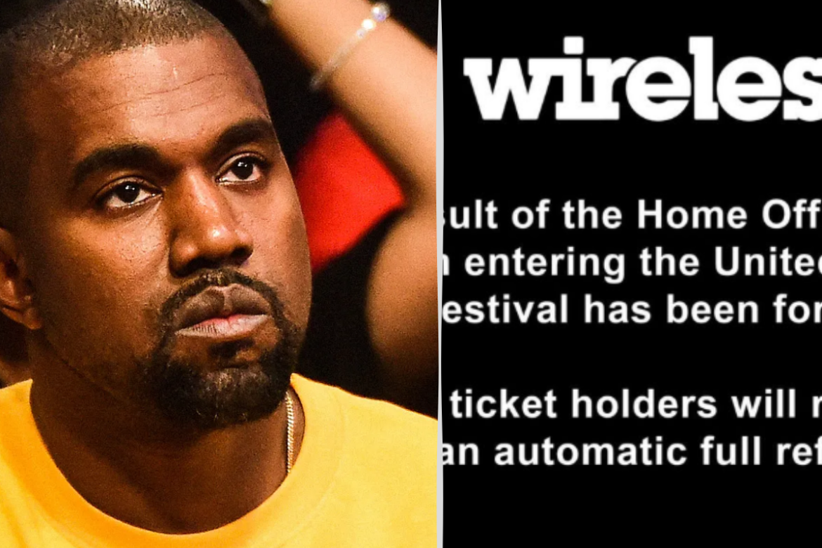 kanye west cancelado festival wireless