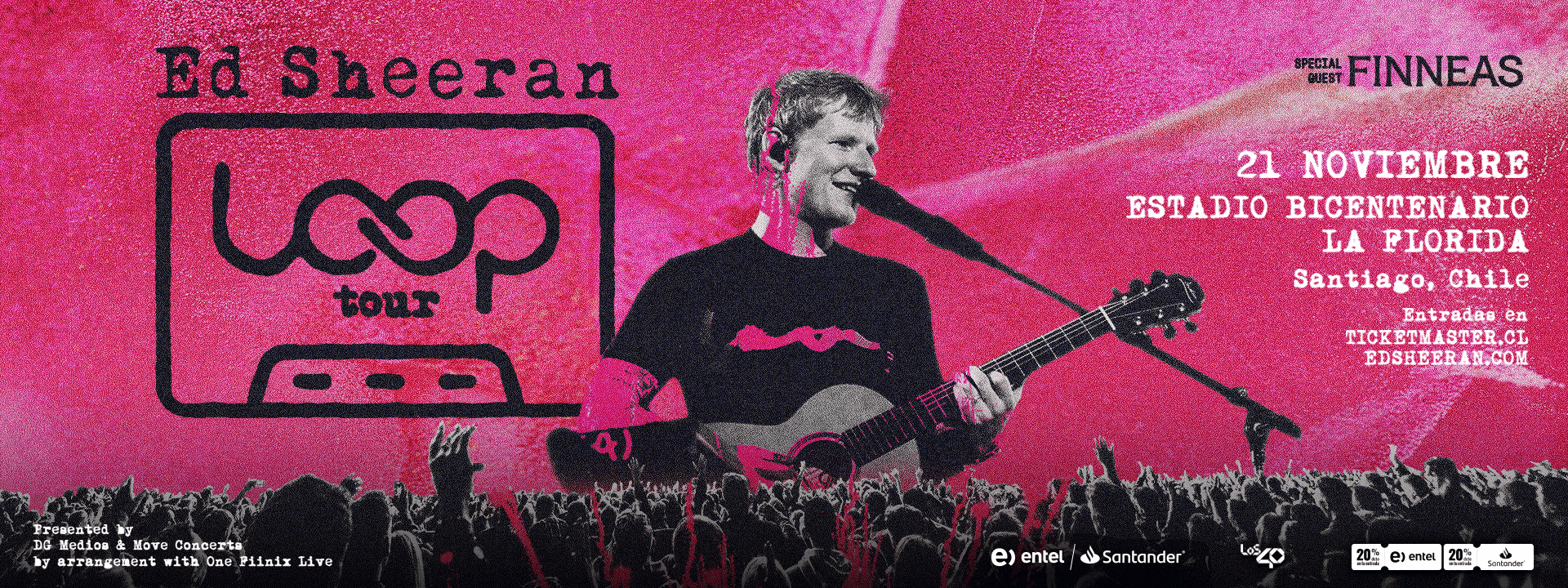 Ed Sheeran en Chile 2026: cuándo comienza la preventa y cómo comprar entradas