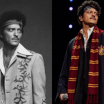 Bruno Mars sorprende en Londres al transformarse en Harry Potter durante “The Romantic Tour” y aparece junto a Dobby