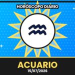 Horóscopo Acuario – 2026-07-15
