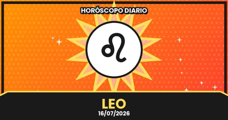 horoscopo leo 2026 07 16