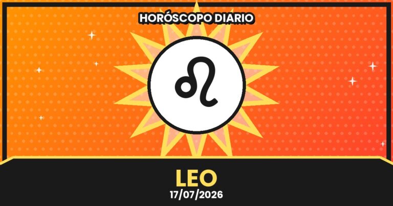 Horóscopo Leo - 2026-07-17 3 horoscopo leo 2026 07 17