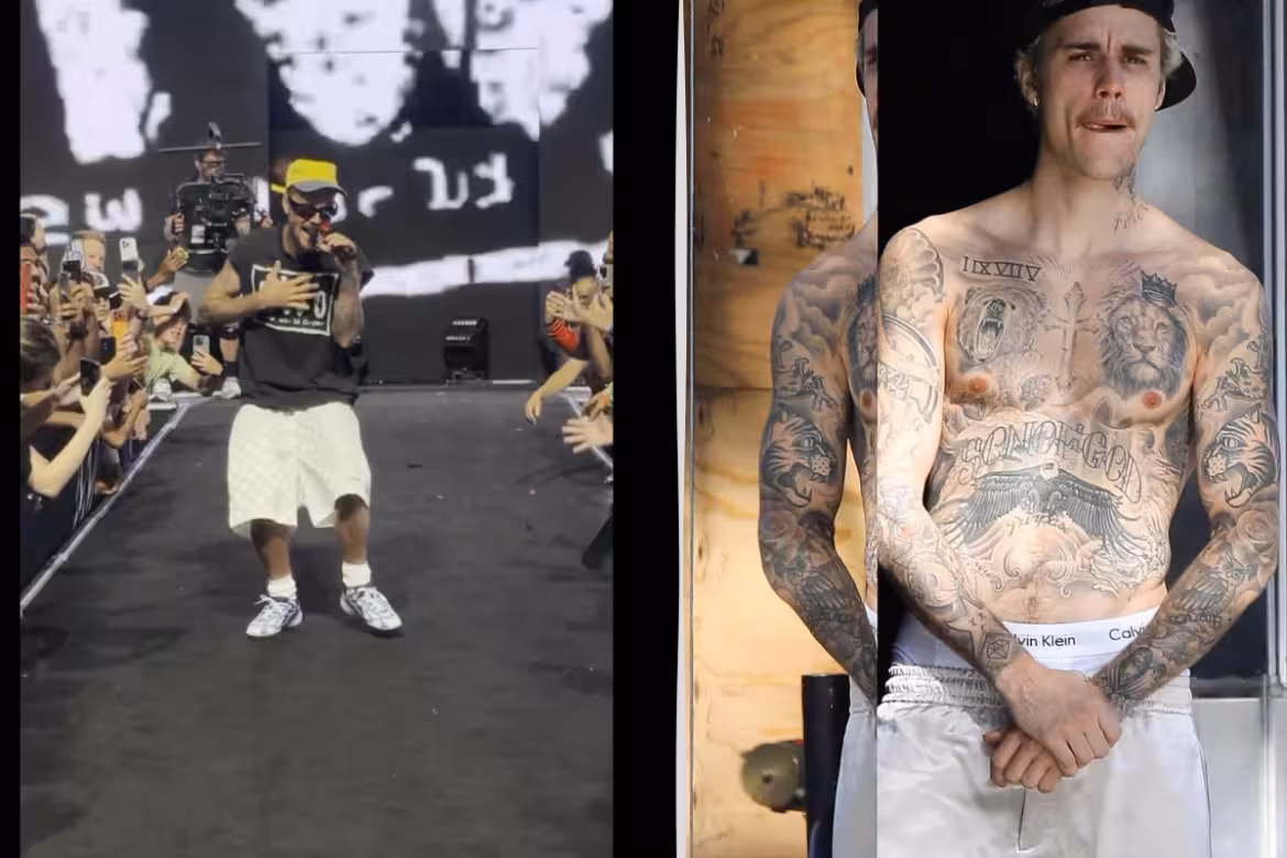 Justin Bieber sorprende con una presentación inesperada en el Fanatics Fest de Nueva York antes de su esperado show en la final del Mundial