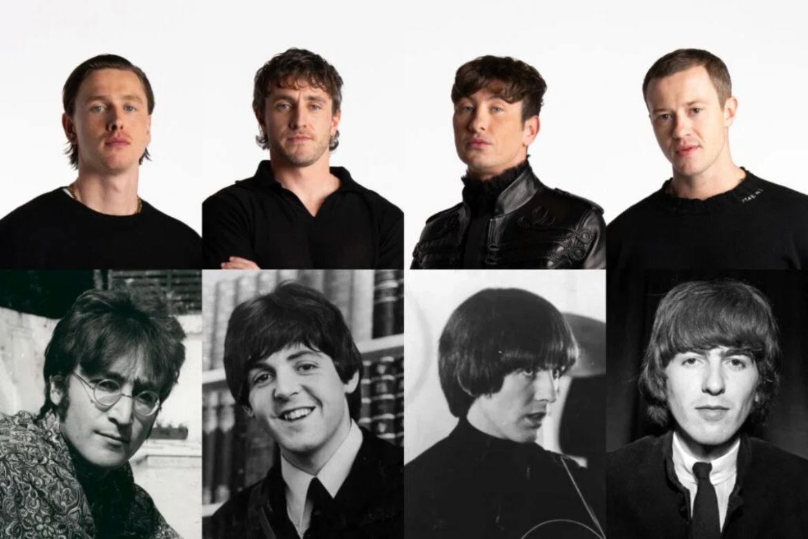 ¡Los nuevos Beatles reviven una imagen histórica! Actores recrearon la icónica portada de “Abbey Road”