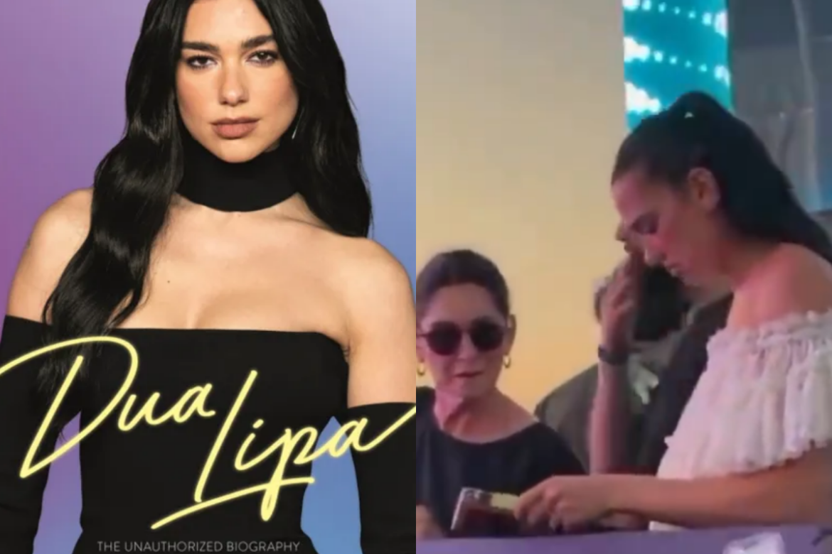 Dua Lipa sorprende al descubrir una biografía no autorizada durante una firma de autógrafos