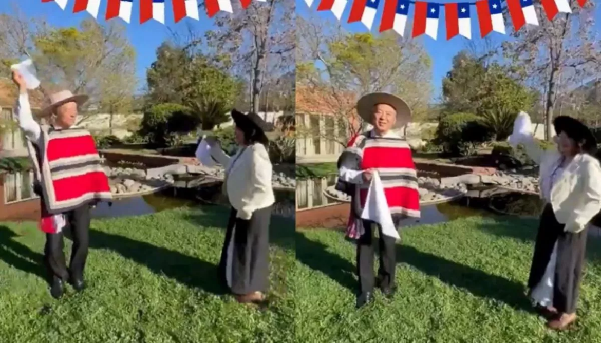 Embajador de Japón y su esposa sorprenden bailando cueca para celebrar las Fiestas Patrias en Chile