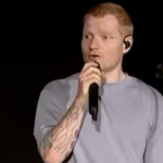 Ed Sheeran rompe el silencio en Filadelfia y habla de Gaza tras la polémica con Macklemore