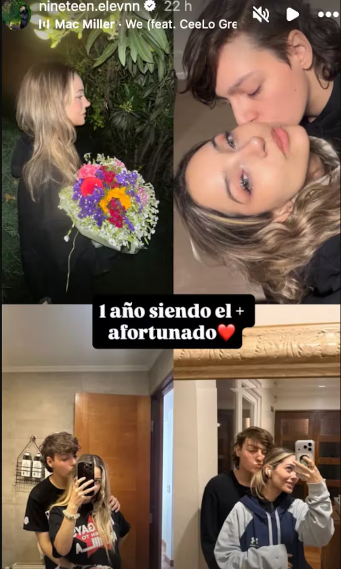 Joaquín Rodríguez celebra un año de relación y presenta a su polola en redes sociales 1