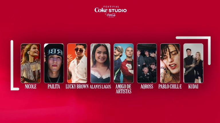 Festival Coke Studio 2026 en Chile: Nicole, Kudai y Pablo Chill-E encabezan el evento gratuito 1