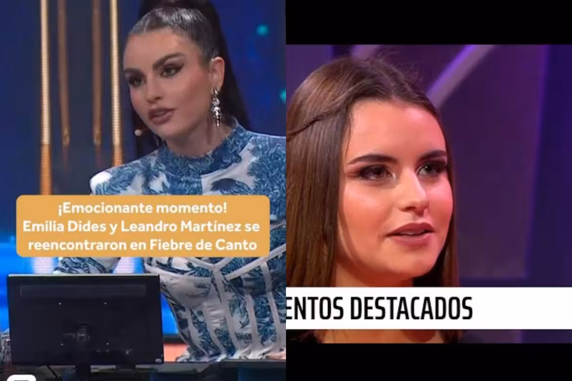 Emilia Dides recuerda el apoyo de Leandro Martínez en Rojo y protagoniza un emotivo abrazo en Fiebre de Canto 4